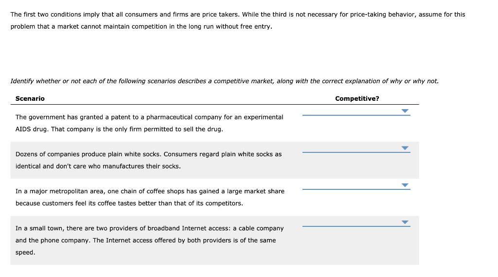 Solved The first two conditions imply that all consumers and