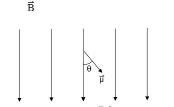 Solved A magnetic needle with magnetic moment μ = 0.015 Am2 | Chegg.com