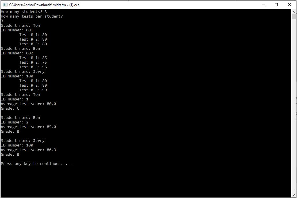 (Solved) : Write Program Uses Structure Store Following Data Structure ...