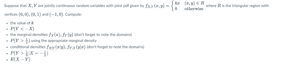 Solved Suppose That X,Y Are Jointly Continuous Random | Chegg.com