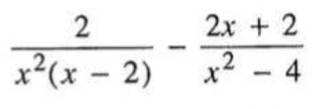 Solved x2(x−2)2−x2−42x+2 | Chegg.com