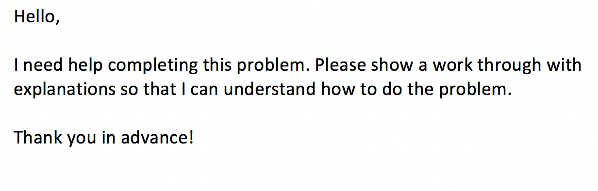 Solved Hello, I need help completing this problem. Please | Chegg.com