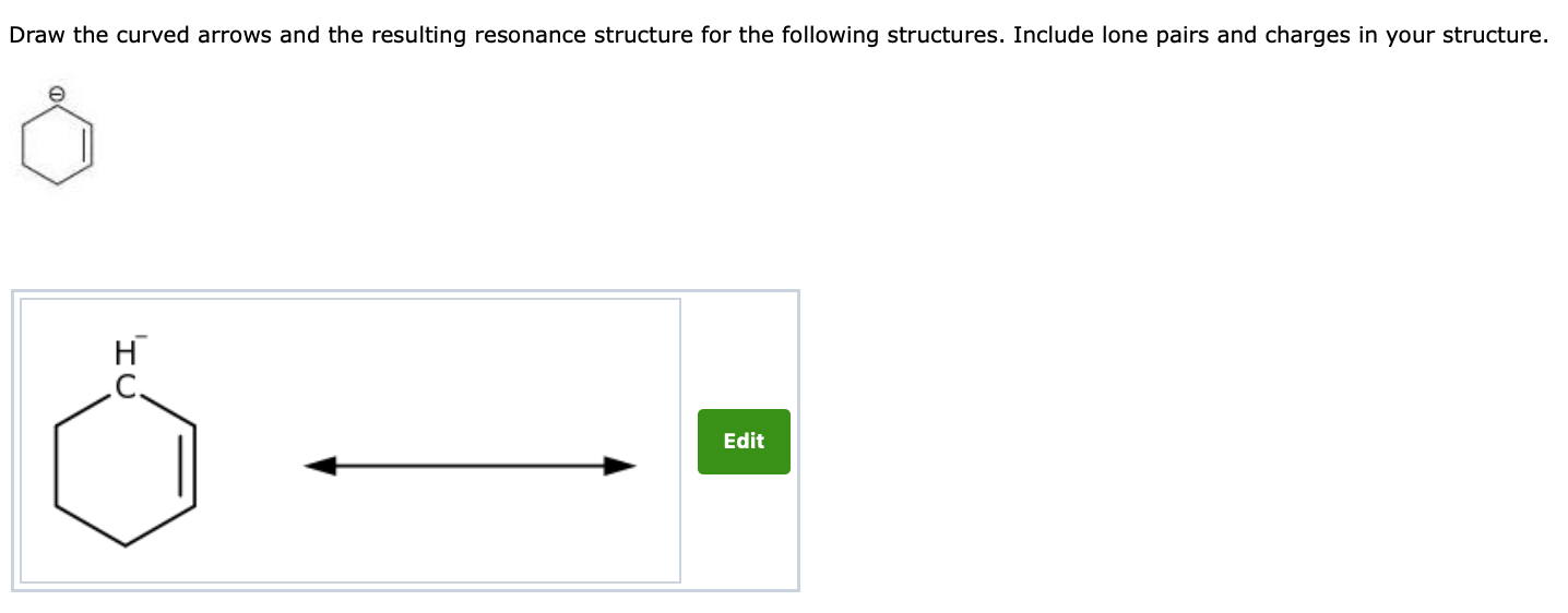 Solved Draw the curved arrows and the resulting resonance | Chegg.com