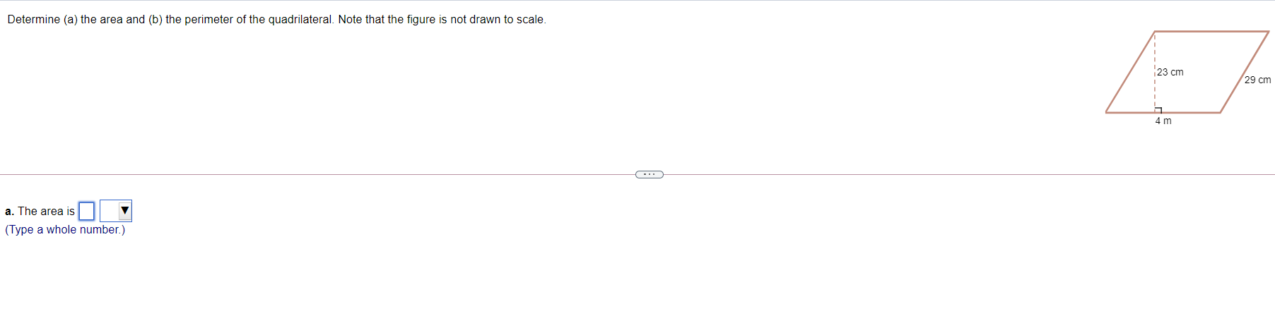 Solved Determine (a) The Area And (b) The Perimeter Of The | Chegg.com