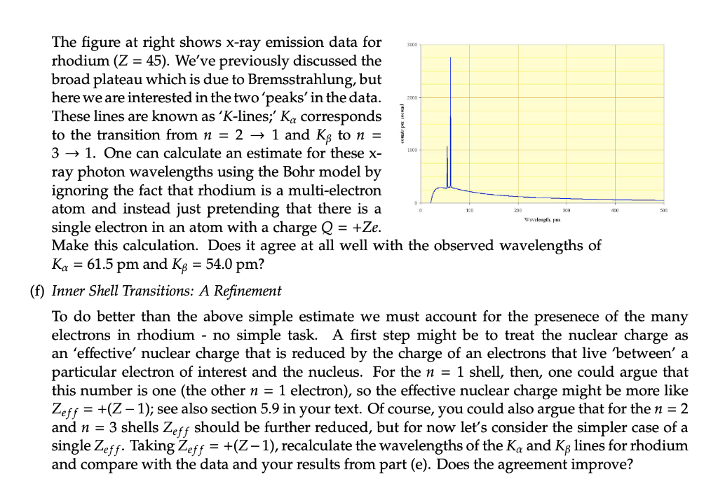 Solved (e) Inner Shell Transitions In A Multi-electron Atom 