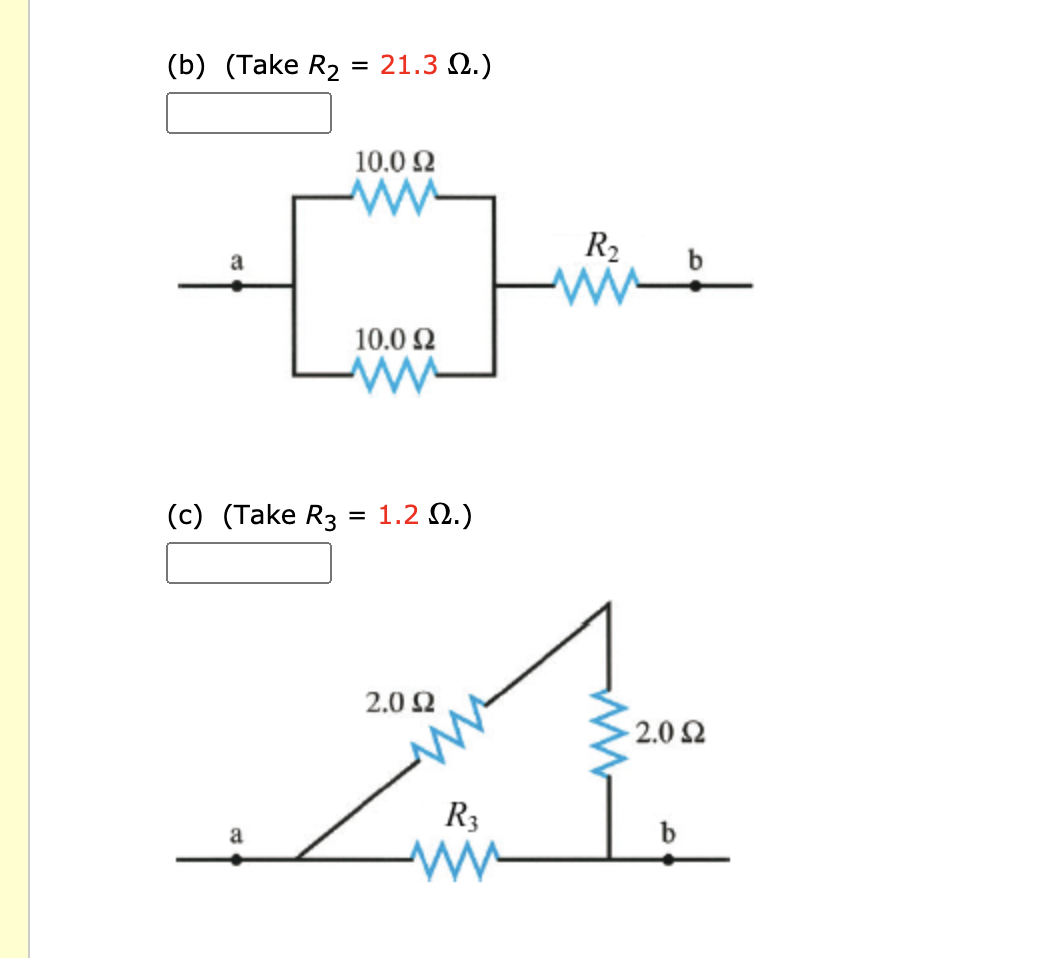 Solved for each network shown below, find the equivalent | Chegg.com