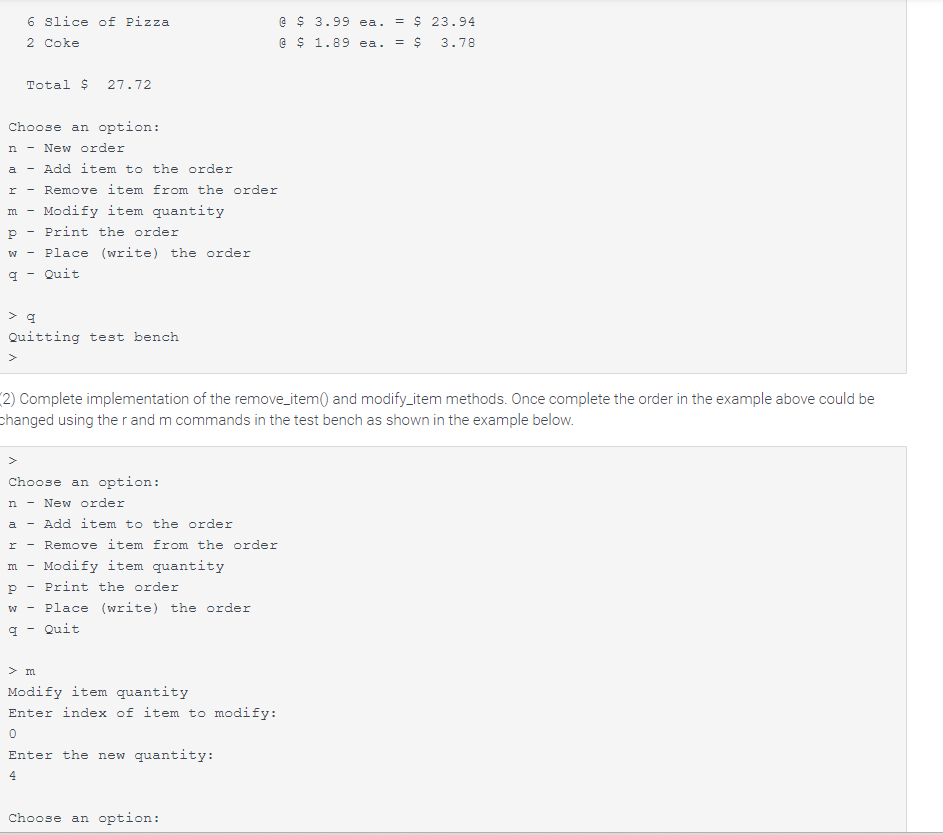 Solved I need help fixing some errors I am getting on an | Chegg.com