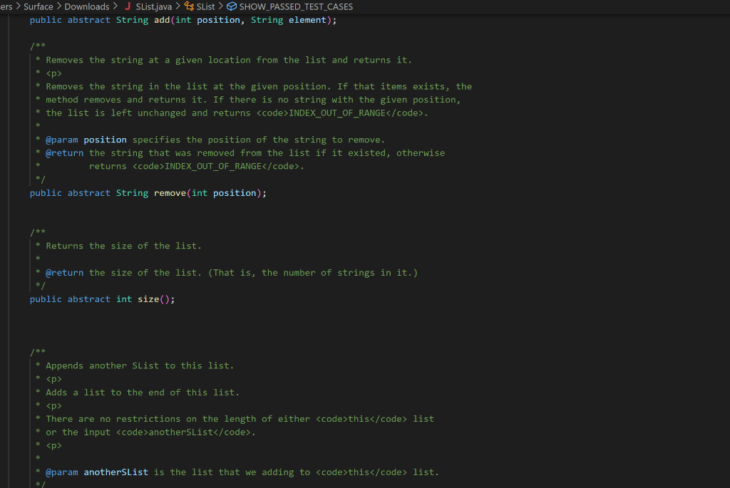 Solved A String List [10 marks ] In this problem you will | Chegg.com