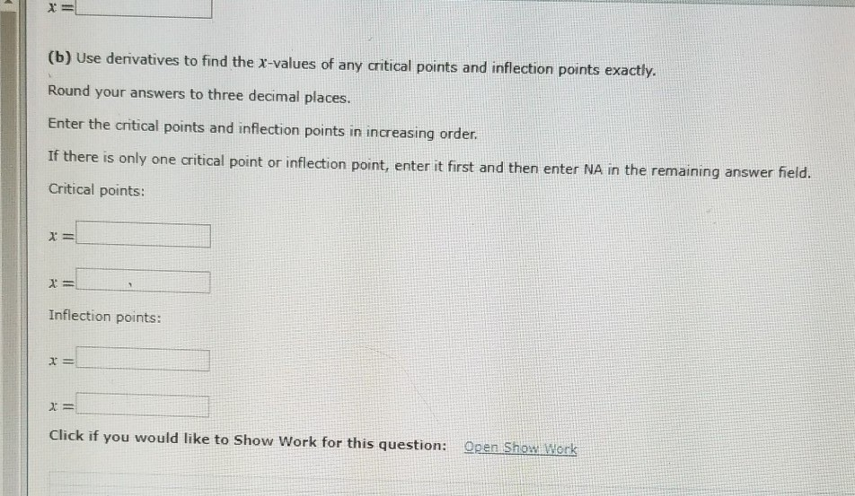 Solved The figure below is the graph of a second derivative | Chegg.com