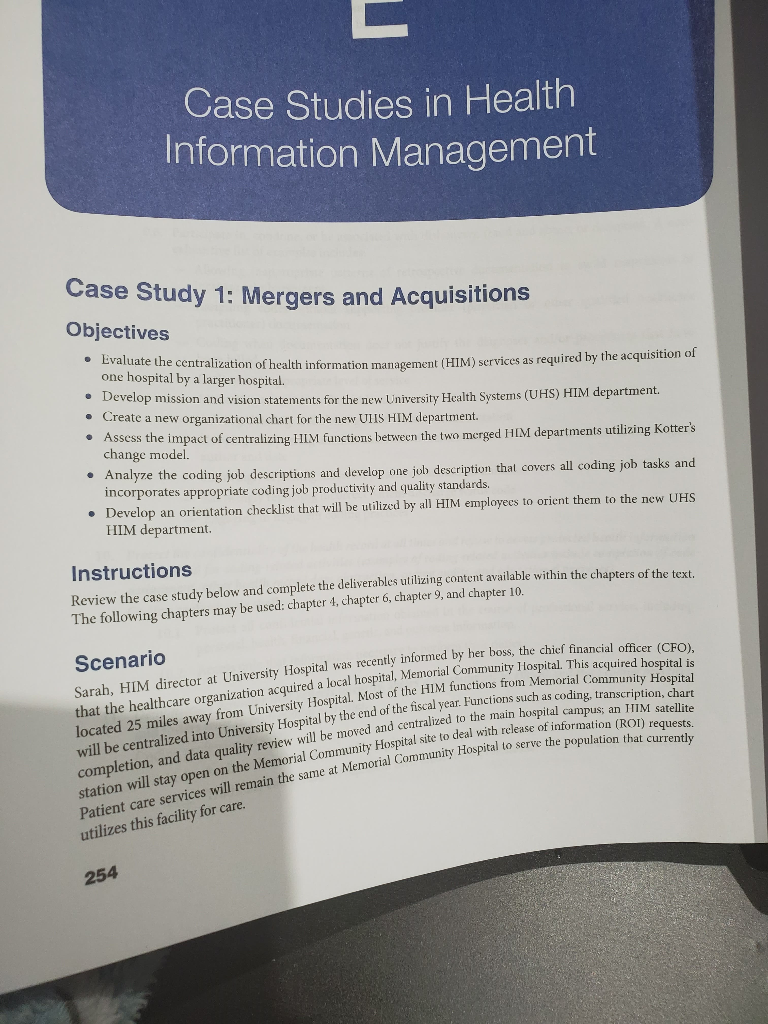 healthcare management case study pdf