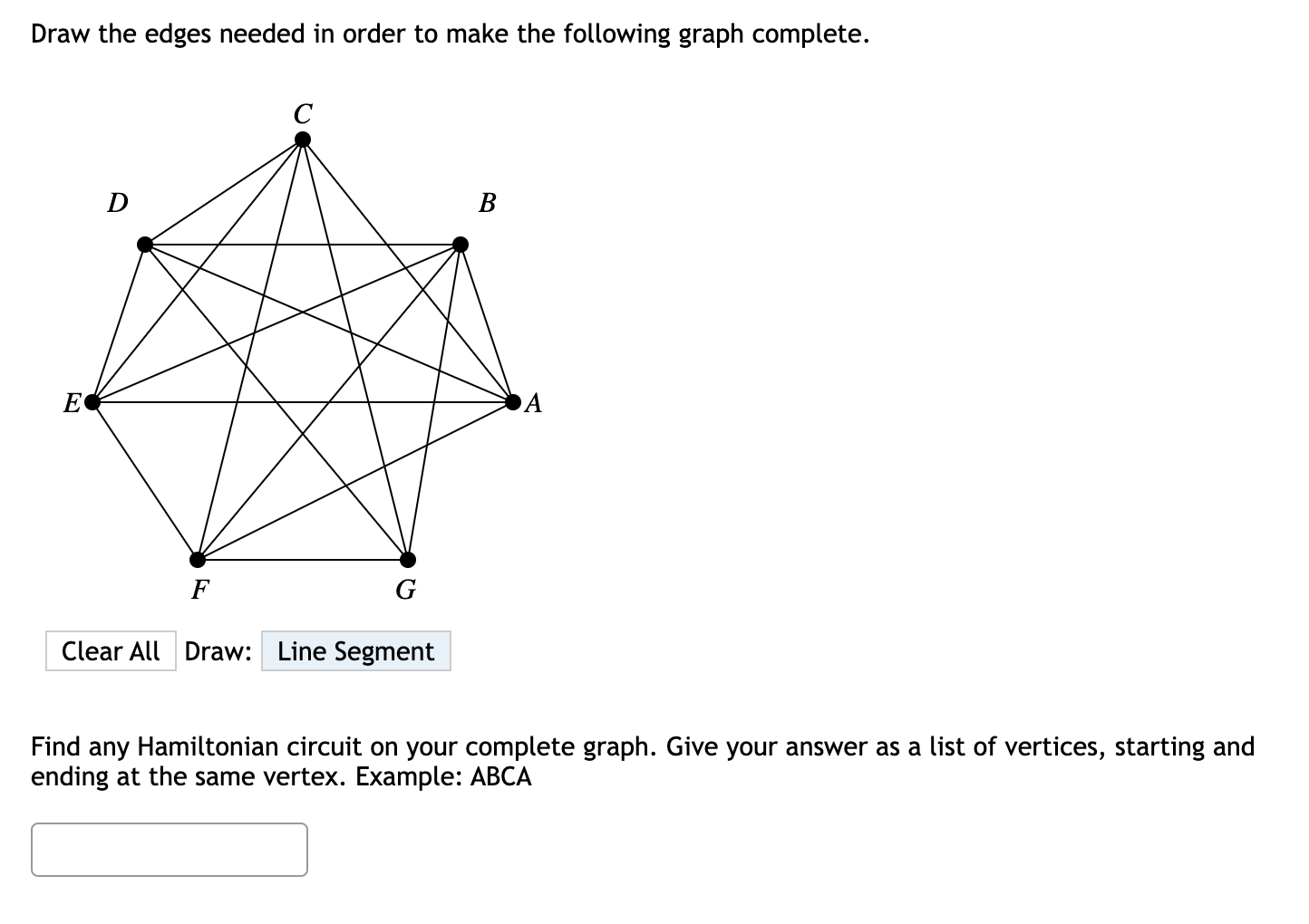 Solved Draw The Edges Needed In Order To Make The Following | Chegg.com