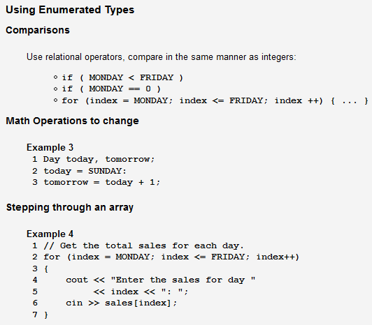 Solved Enumerated Data Types Another Way Besides Structures Chegg