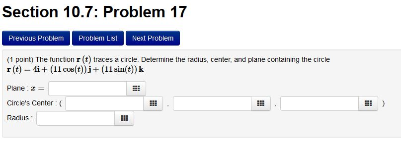 Solved Section 10.7: Problem 17 Previous Problem Problem | Chegg.com