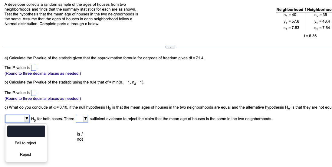 Solved A developer collects a random sample of the ages of | Chegg.com