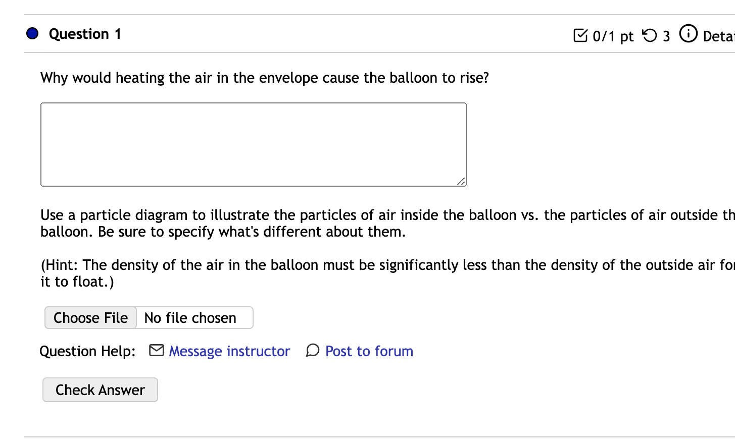 Solved Hot Air Balloons "A Hot-air Balloon Is A | Chegg.com