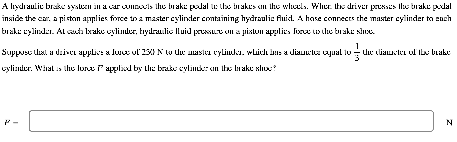 formula hydraulic brakes