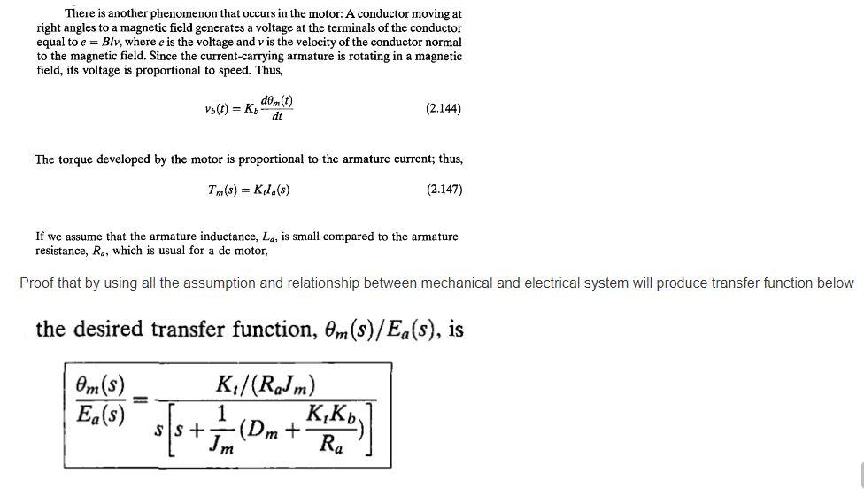 Solved For A Separately Excited DC Motor Shown In Figure 12, | Chegg.com