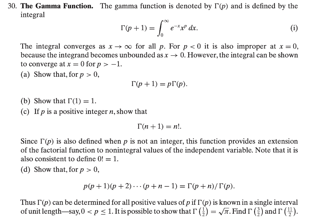 Application Of Gamma Function