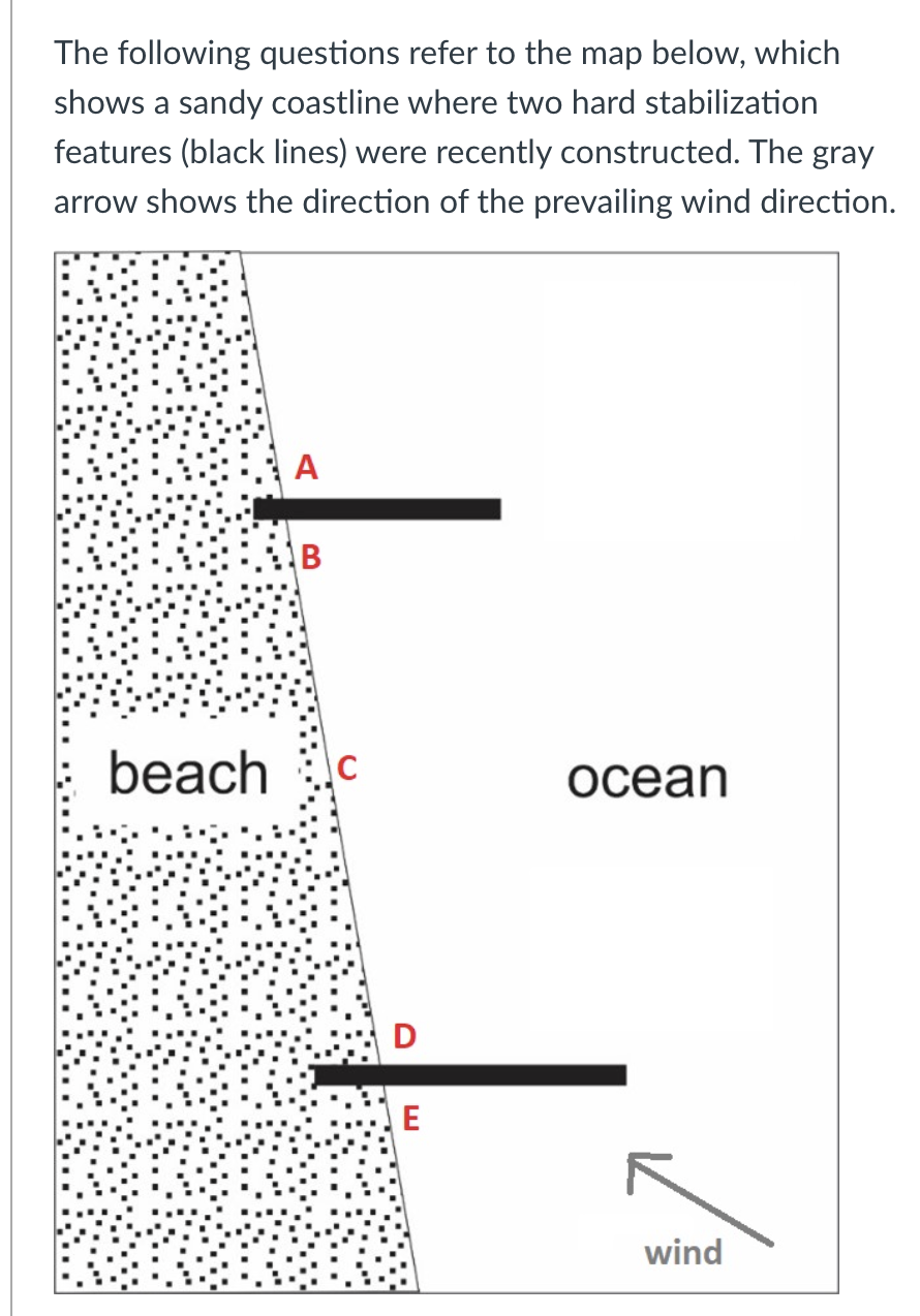 The following questions refer to the map below, which | Chegg.com