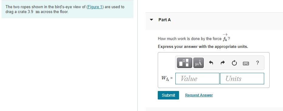 Solved The two ropes shown in the bird's-eye view of (Figure | Chegg.com