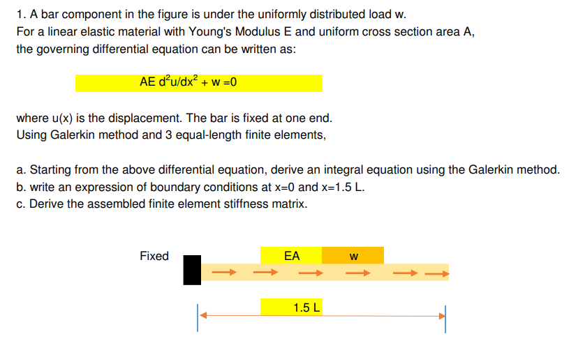 1 A Bar Component In The Figure Is Under The Unif Chegg Com