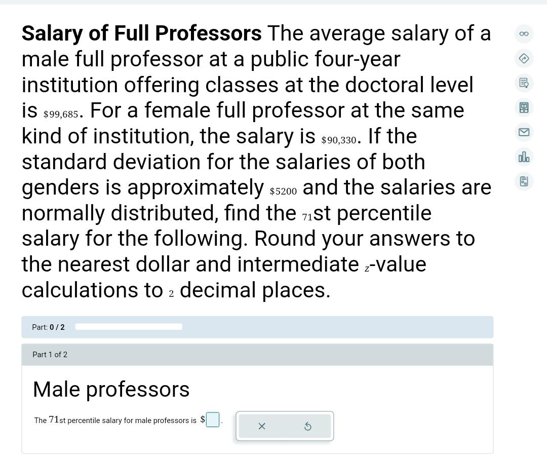 Solved Salary Of Full Professors The Average Salary Of A Chegg Com   PhpYh5q3T