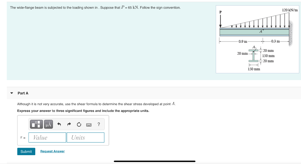 Solved Part B) Determine The Principal Stress (1) At Point | Chegg.com