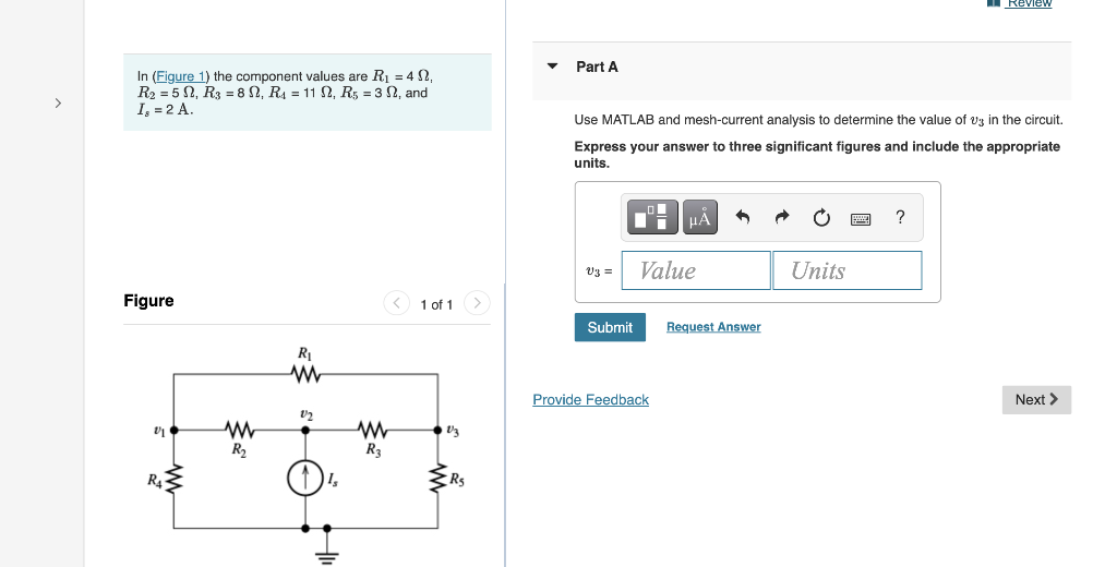 Solved Part A Consider the circuit shown in (Figure 1). | Chegg.com