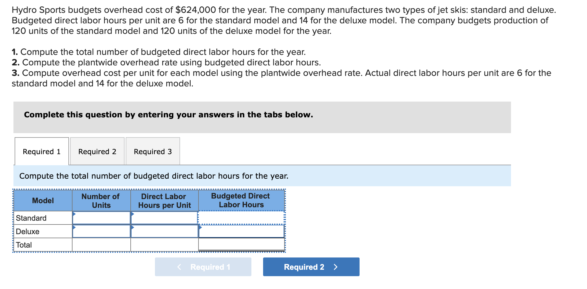 solved-hydro-sports-budgets-overhead-cost-of-624-000-for-chegg