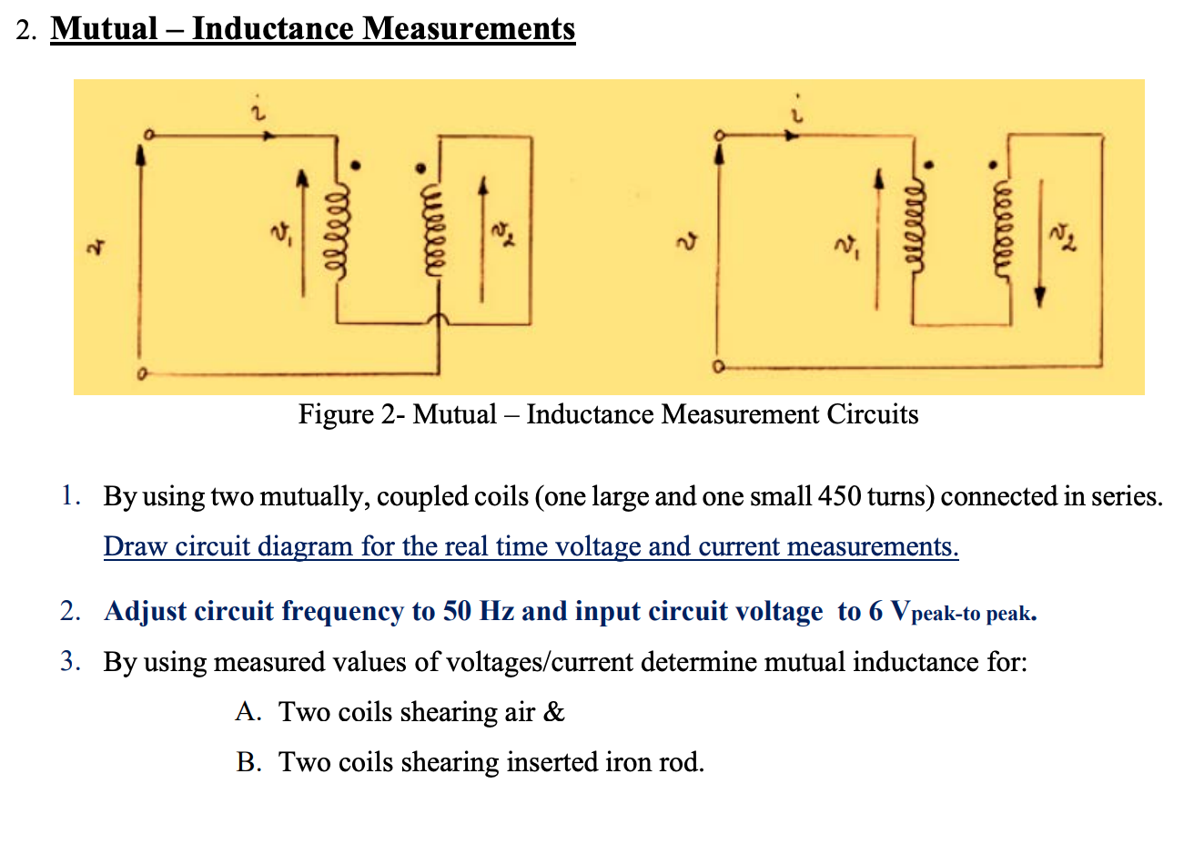 Im currently doing this experiment. When measuring