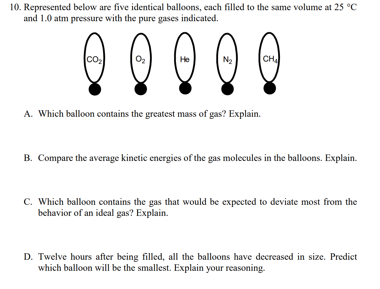 solved-10-represented-below-are-five-identical-balloons-chegg