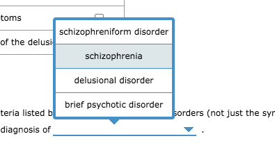 case study for psychotic disorders alan