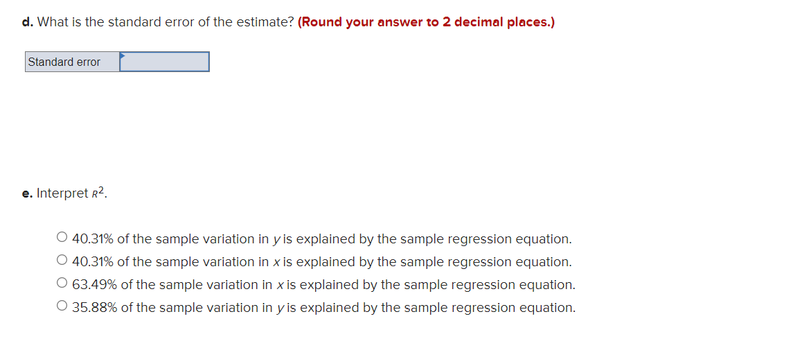 Solved a-2. Are the signs on the coefficients as expected? | Chegg.com