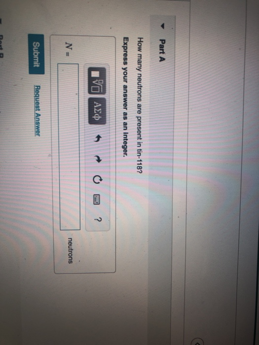 Solved Part B a sulfur atom that has a mass number of 39