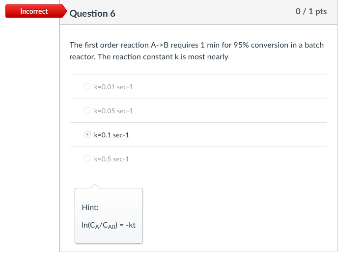 Solved Keep in mind one INCORRECT answer for both of the | Chegg.com