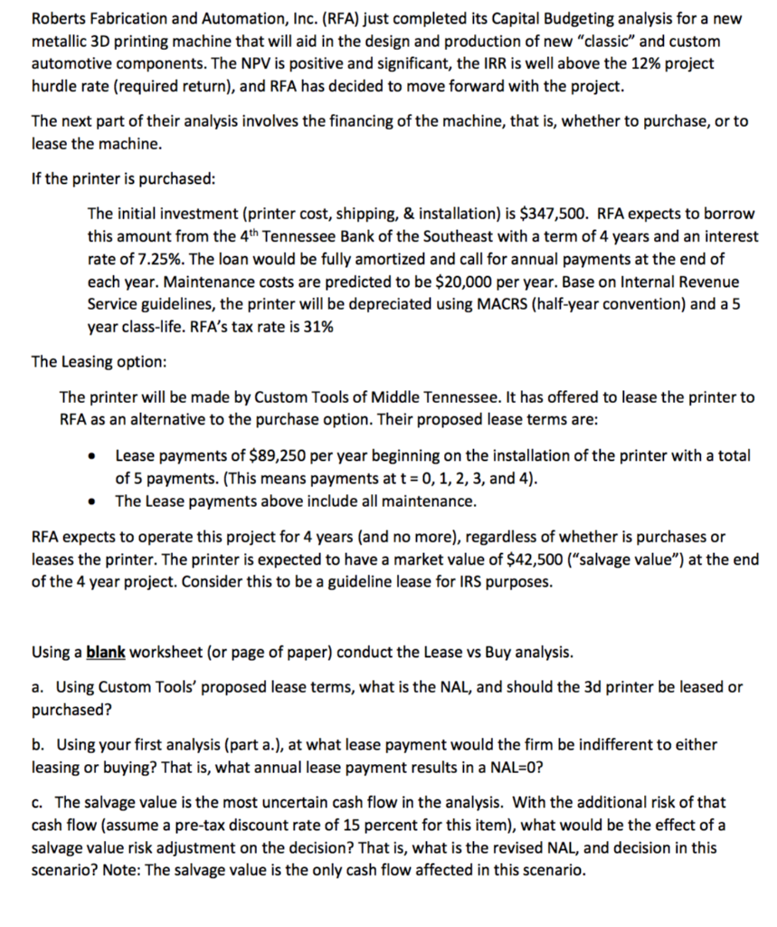 Tax Return Cash Flow Analysis Worksheet