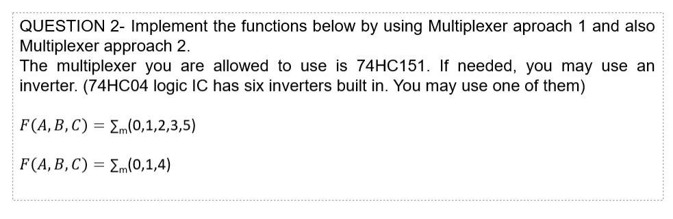 Solved QUESTION 2- Implement the functions below by using | Chegg.com