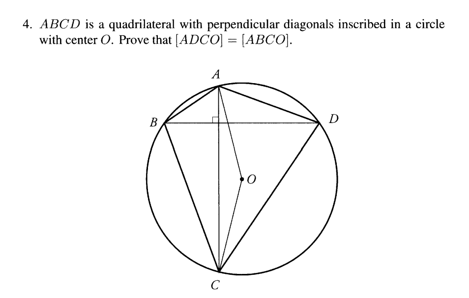 Solved 4 Abcd Is A Quadrilateral With Perpendicular 8215