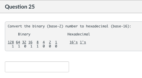 convert the number 42 base 10 to binary base 2