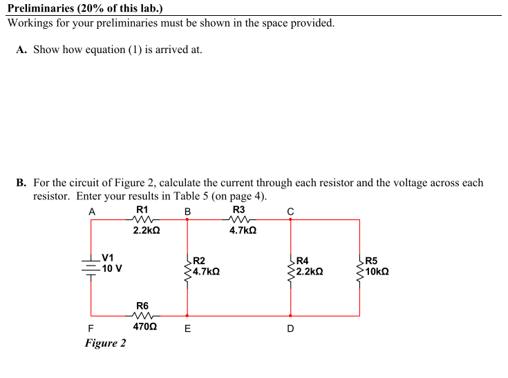 Solved Aim: To Understand Ohm's Law And Kirchhoff's Voltage | Chegg.com