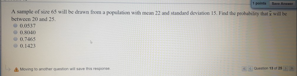 Solved A normal population has a mean u = 28 and standard | Chegg.com