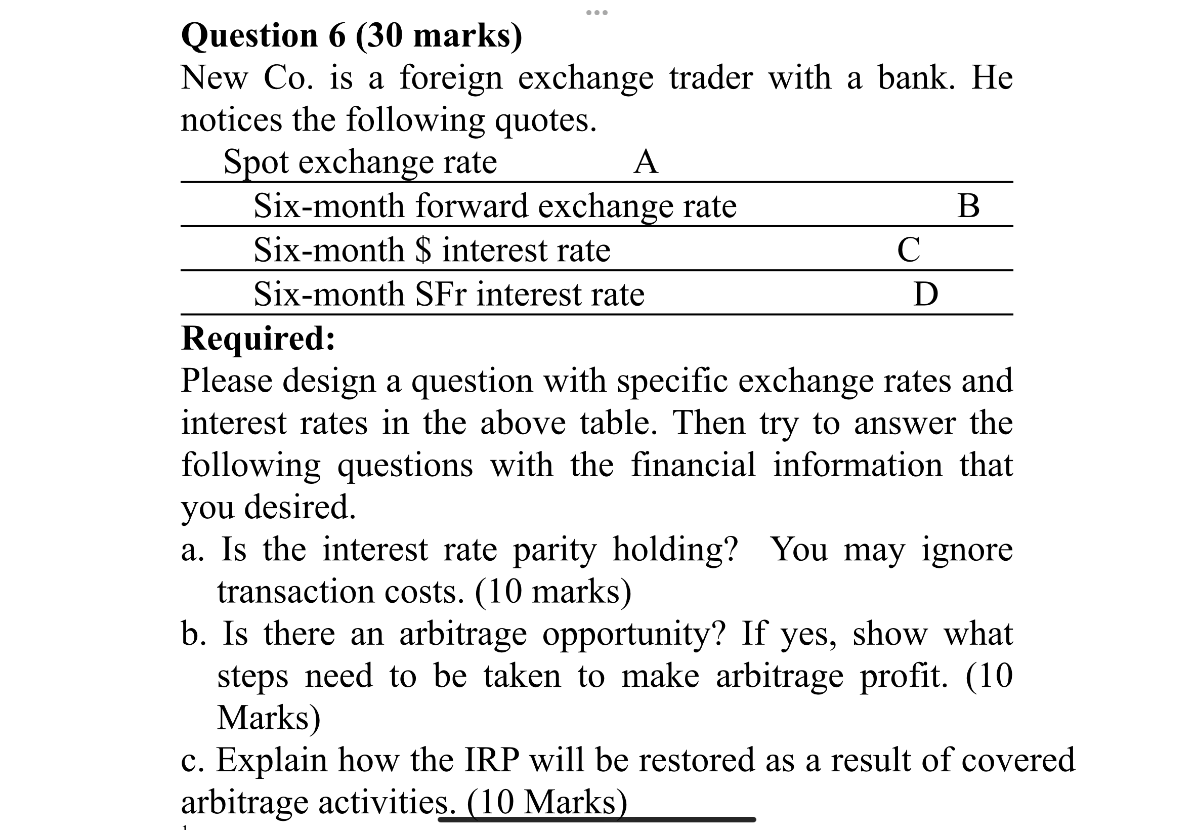 solved-question-6-30-marks-new-co-is-a-foreign-exchange-chegg