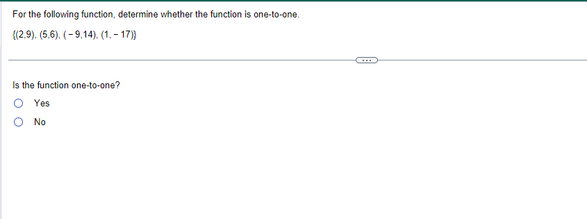 Solved For The Following Function, Determine Whether The | Chegg.com ...