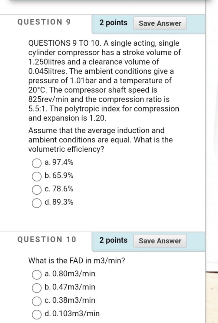 Solved QUESTION 7 2 points Save Answer For which of the | Chegg.com