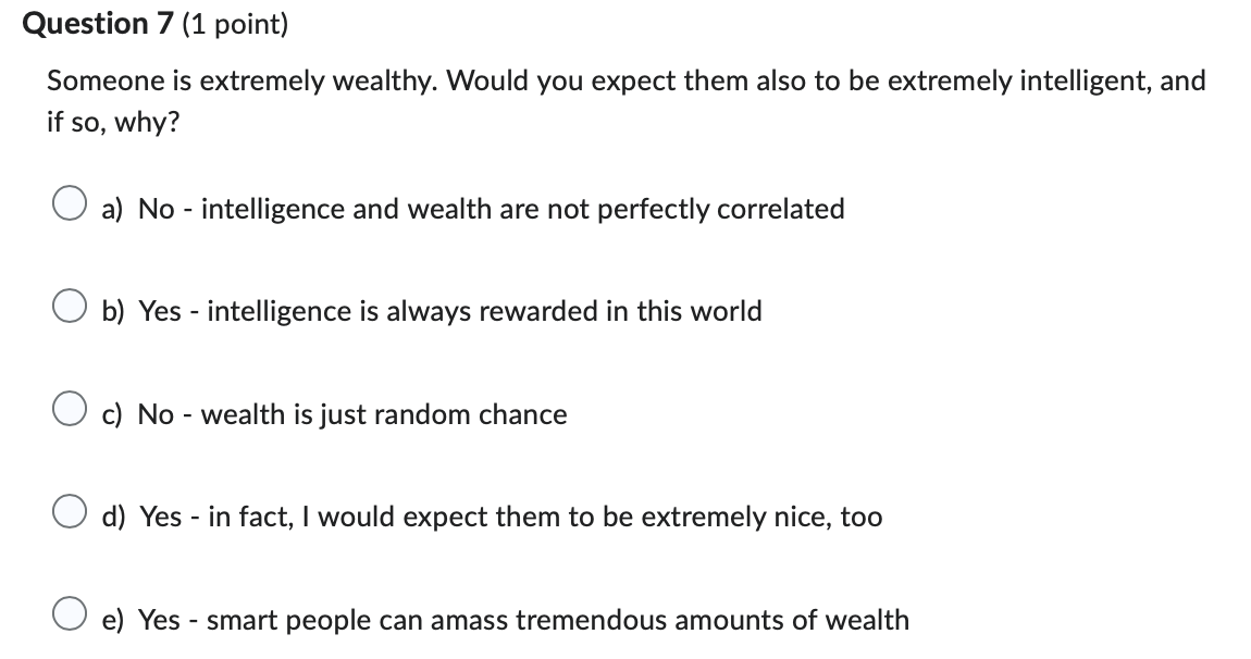 Solved The regression to the mean fallacy pertains to a) The