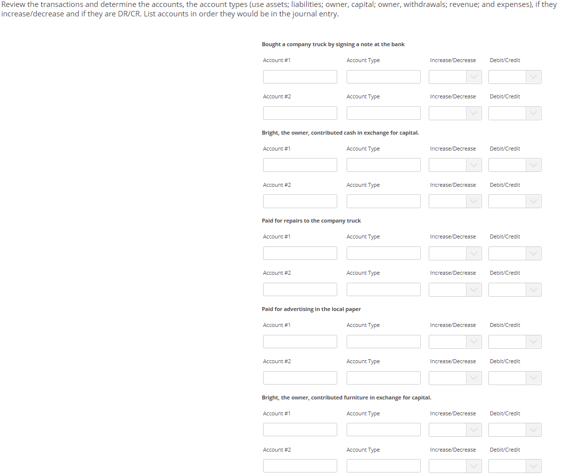 Solved Record the following transactions as journal entries 