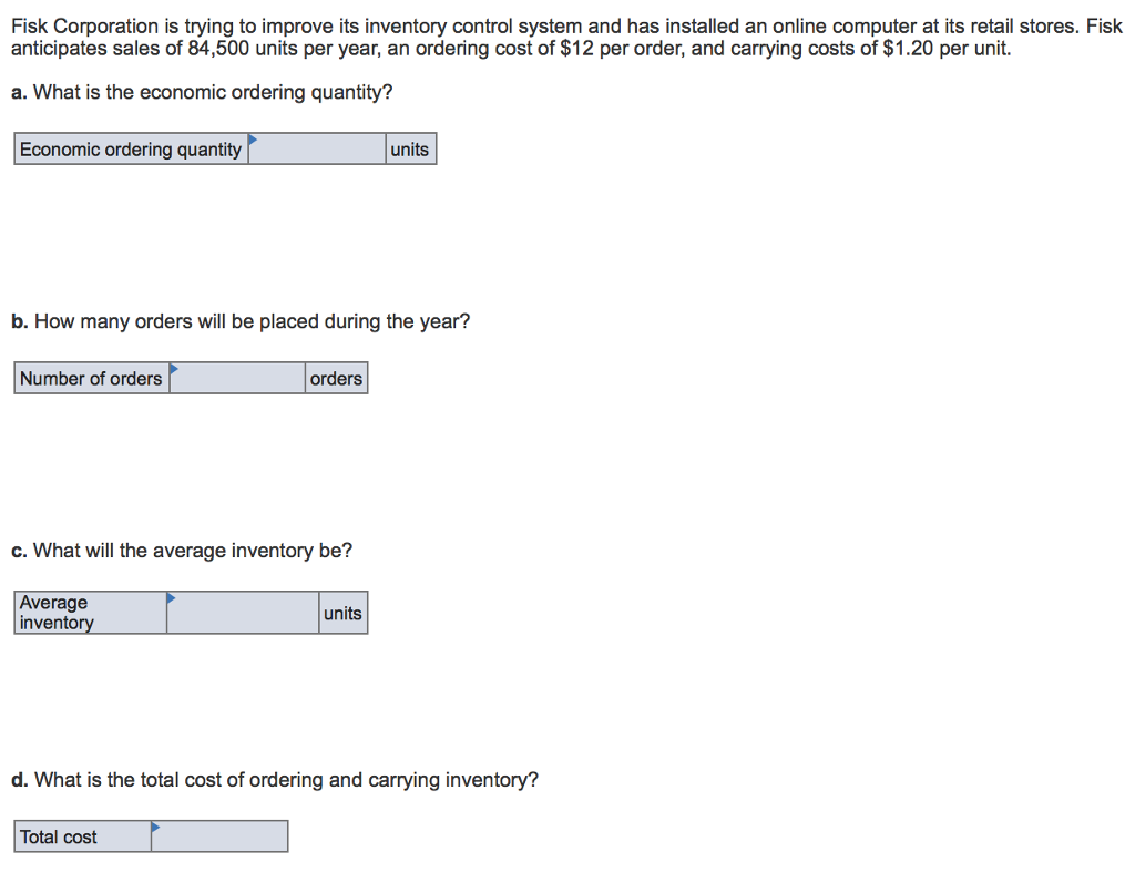 What Is The Economic Ordering Quantity