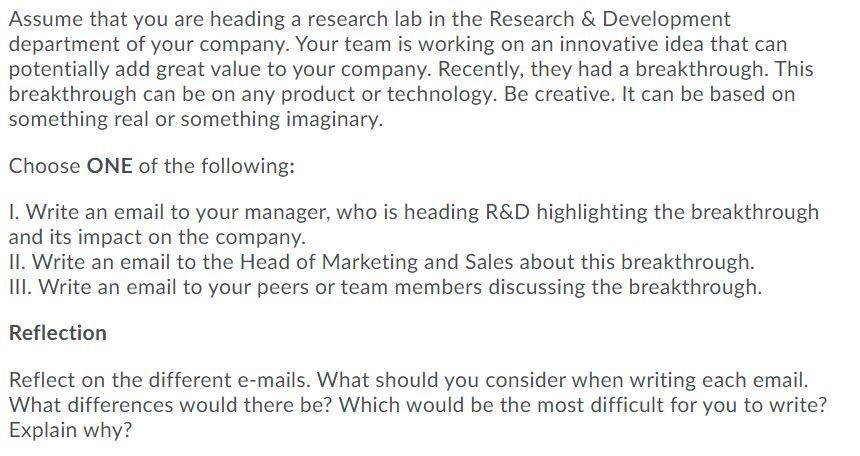 solved-assume-that-you-are-heading-a-research-lab-in-the-chegg