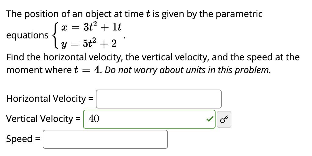 Solved The position of an object at time t is given by the | Chegg.com