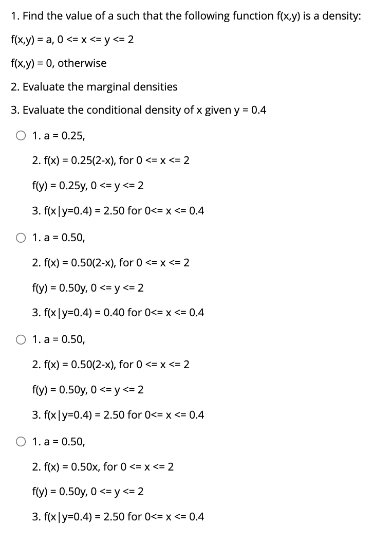 Solved f(x,y)=a,0